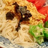 切り干し大根イリ卵のそうめん